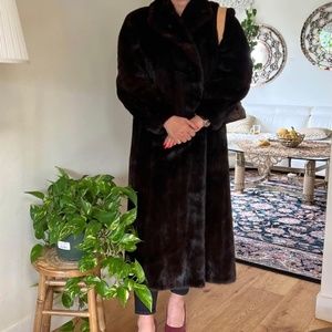 BLACKGLAMA MINK COAT